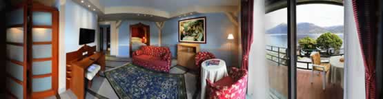 prenotazione camera doppia albergo lago Maggiore